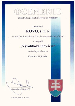Slowakische innovative Act von 2010