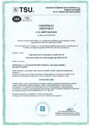 EU Certificate