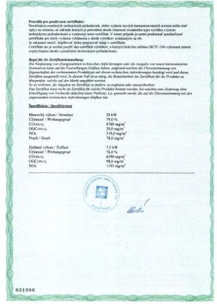 EU Certificate